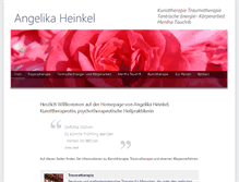 Tablet Screenshot of angelikaheinkel.de